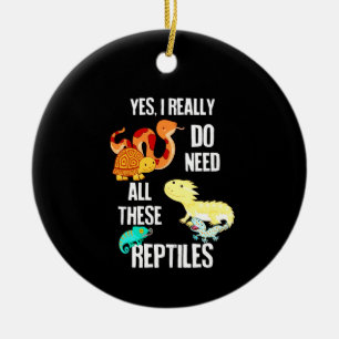 Adorno De Cerámica Sí, realmente necesito todos los reptiles