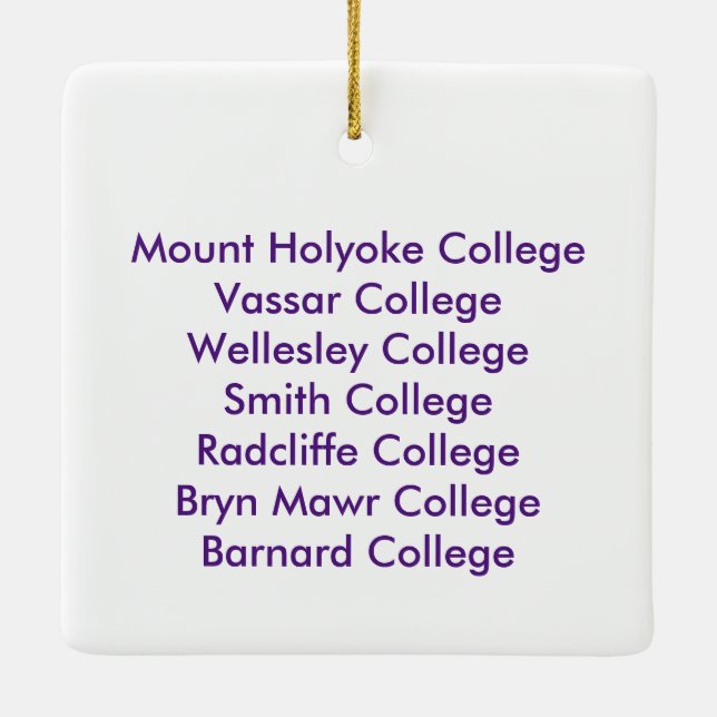 Adorno De Cerámica Siete hermanas juntas adornan (Reverso)