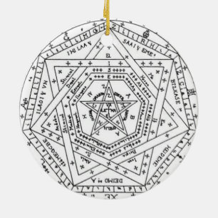 Adorno De Cerámica Sigillum Dei Aemeth