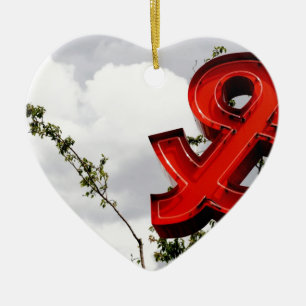 Adorno De Cerámica Signo "&"