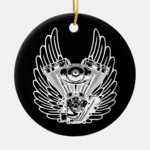 Adorno De Cerámica Signo de motociclismo