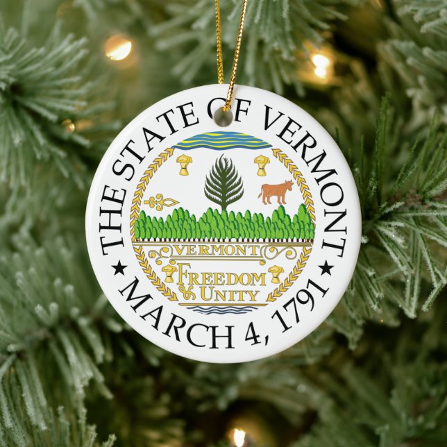 Adorno De Cerámica Signo de Vermont (Árbol)