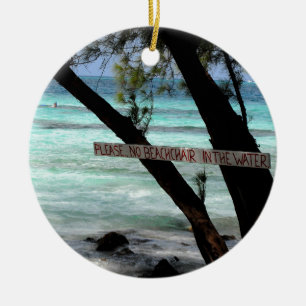 Adorno De Cerámica Sillas de playa Rum Point Grand Cayman