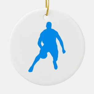 Adorno De Cerámica Silueta de baloncesto
