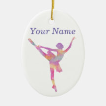 Silueta personalizada de la bailarina de la