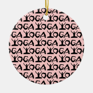 Adorno De Cerámica Siluetas de yoga