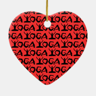 Adorno De Cerámica Siluetas de yoga