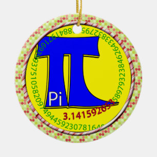 Adorno De Cerámica Símbolo 3,14 del pi último