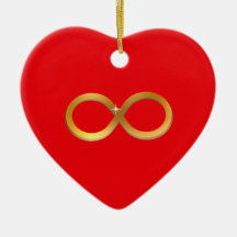 Símbolo de Infinito Dorado