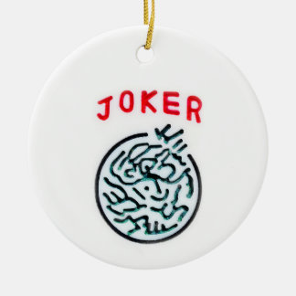 Adorno De Cerámica Símbolo de juego MahJong Tapa de broma