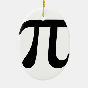 Adorno De Cerámica Símbolo gigante "Pi"