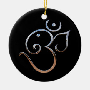 Adorno De Cerámica Símbolo Om