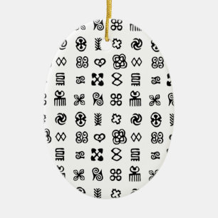 Adorno De Cerámica Símbolos africanos de Adinkra