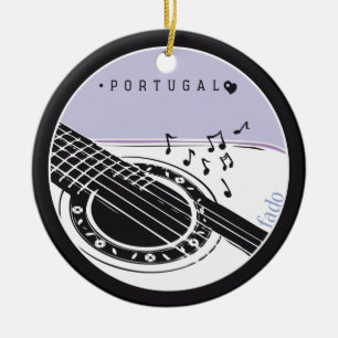 Adorno De Cerámica Símbolos de Portugal - FADO