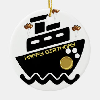 Adorno De Cerámica simmi moda dorado blanco y negro