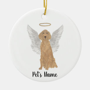 Adorno De Cerámica Simpatía Memorial Irish Setter