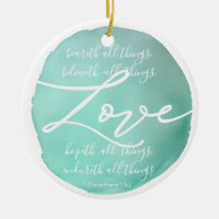 Simple acuarela de las escrituras de amor religios
