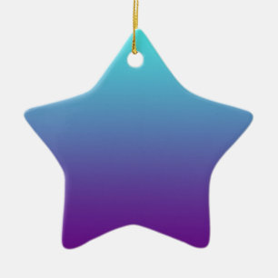 Adorno De Cerámica Simple Background Gradient Turquoise Blue Purple