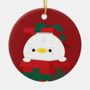 Adorno De Cerámica Simple Diversión pura Feliz Navidad