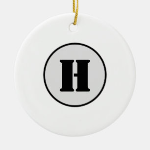 ADORNO DE CERÁMICA SIMPLE MINIMAL MODERN MONOGRAM ELEGANT STYLE CHIC 