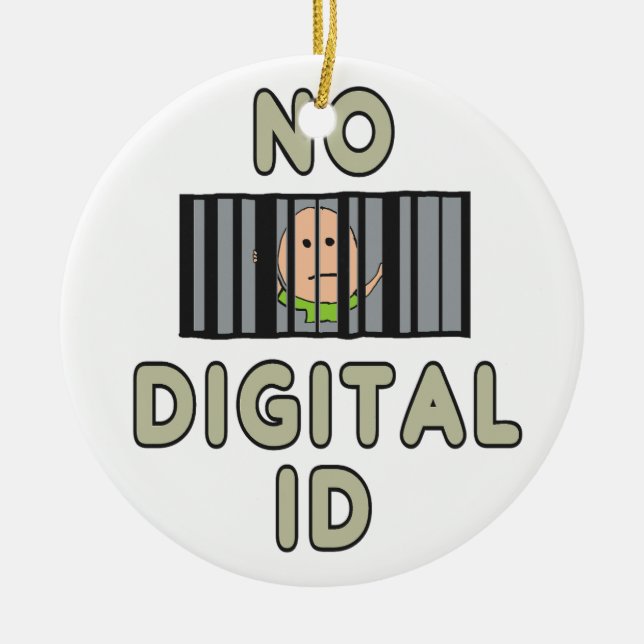 Adorno De Cerámica Sin ID digital (Frente)