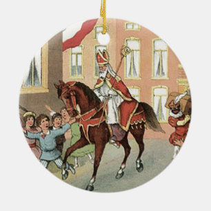 Adorno De Cerámica Sinterklaas Holandés San Nick Vintage San Nicolá