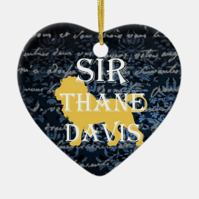 Adorno De Cerámica Sir Xmas Ornament (Frente)