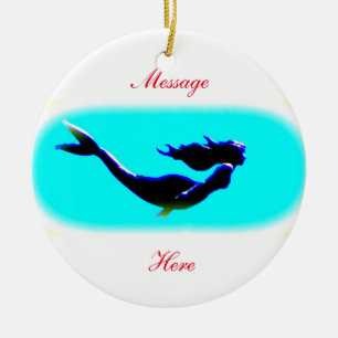 Adorno De Cerámica sirenas personalizadas