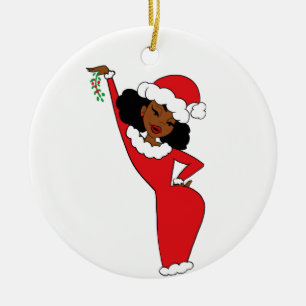 Adorno De Cerámica Sista Claus Almondy