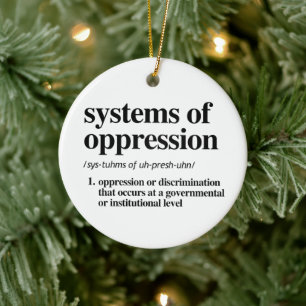 Adorno De Cerámica Sistemas de definición de opresión