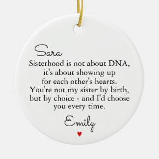 Adorno De Cerámica Sisters by Heart Ornament, Soul Sisters Ornament