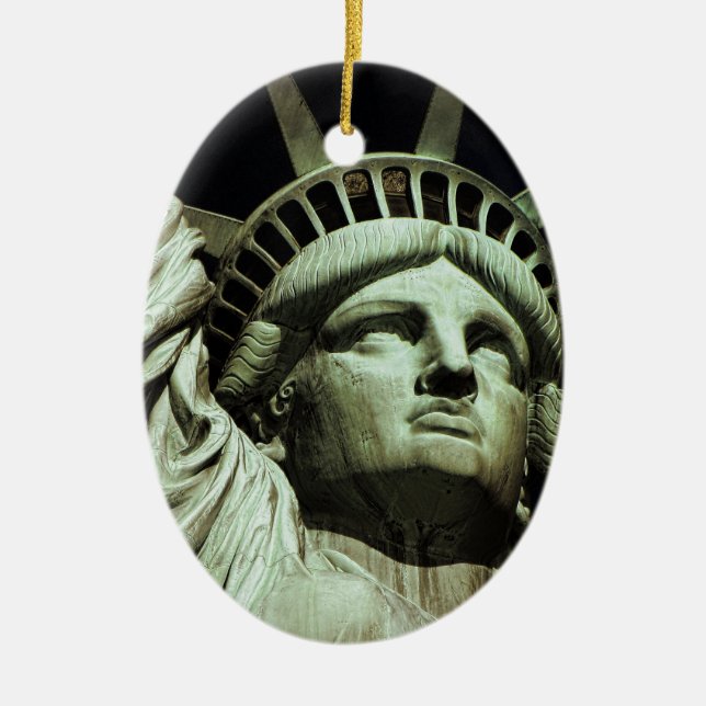 Adorno De Cerámica Situación de la libertad (Frente)