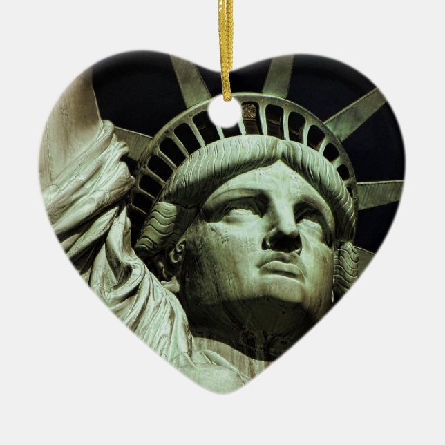 Adorno De Cerámica Situación de la libertad (Frente)