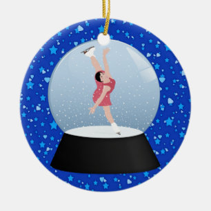 Adorno De Cerámica Skater Hielo - SRF