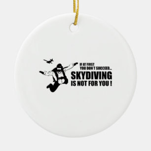 Adorno De Cerámica Skydiving no está para usted