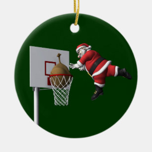 Adorno De Cerámica Slam Dunk Santa Claus