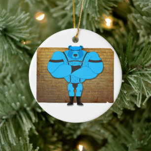 Adorno De Cerámica SlipperyJoe's gay musgo personalizado thong leathe