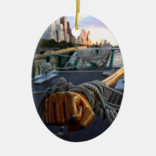 Adorno De Cerámica Sloop Clearwater