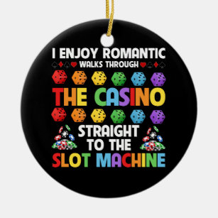 Adorno De Cerámica Slot Machine Gambling Casino Gambler Vegas