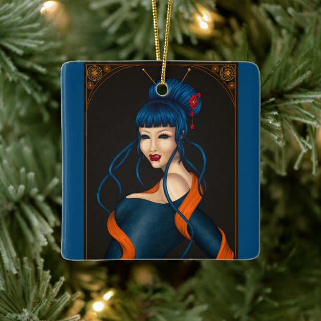 Adorno De Cerámica Slurp  (Árbol)