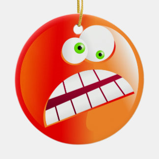 Adorno De Cerámica Smilie estresado