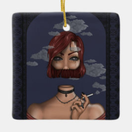 Adorno De Cerámica Smoke