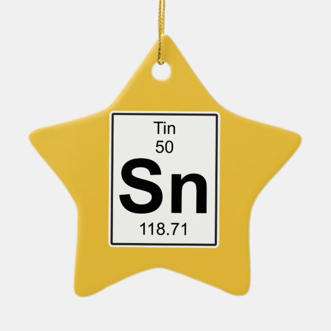 Adorno De Cerámica Sn - lata (Frente)