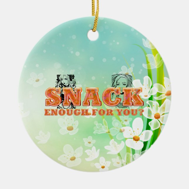 Adorno De Cerámica Snack Suficiente para el TÉ (Frente)