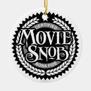 Adorno De Cerámica Snob de películas - amante de películas divertidas