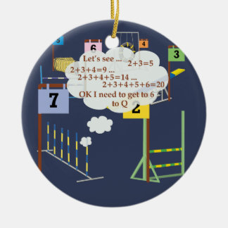 Adorno De Cerámica Snooker Math