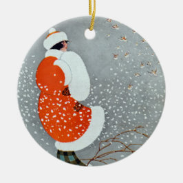 Adorno De Cerámica Snow Buntings - Will Hammell 