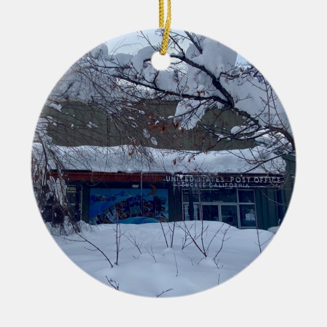 Adorno De Cerámica Snow Rush (Frente)