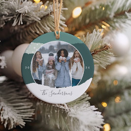 Adorno De Cerámica Snowdrit | Foto de bloques de colores personalizad