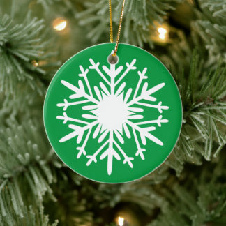 Adorno De Cerámica Snowflake No. 10